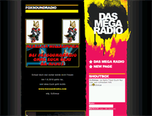 Tablet Screenshot of foxsoundradio.kuenstlerstammtisch.de